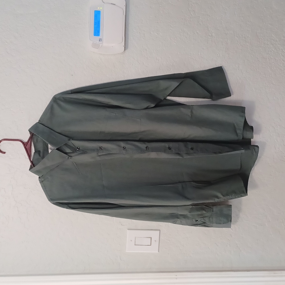 Van Hessen military Green long sleeves shirts